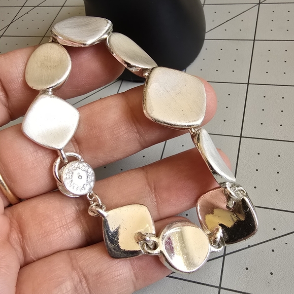 Monet  Vintage Silver Tone Bracelet for Women - Picture 5 of 8